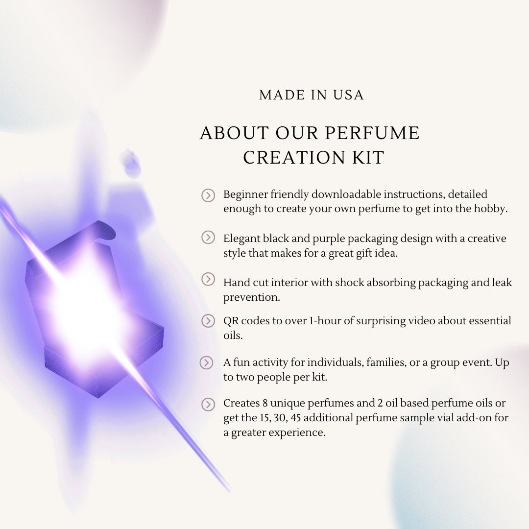 Perfume Creation Kit, Customizable Perfume Making Activity Set, Personalized Gift for Her, DIY Perfume Gift for Women