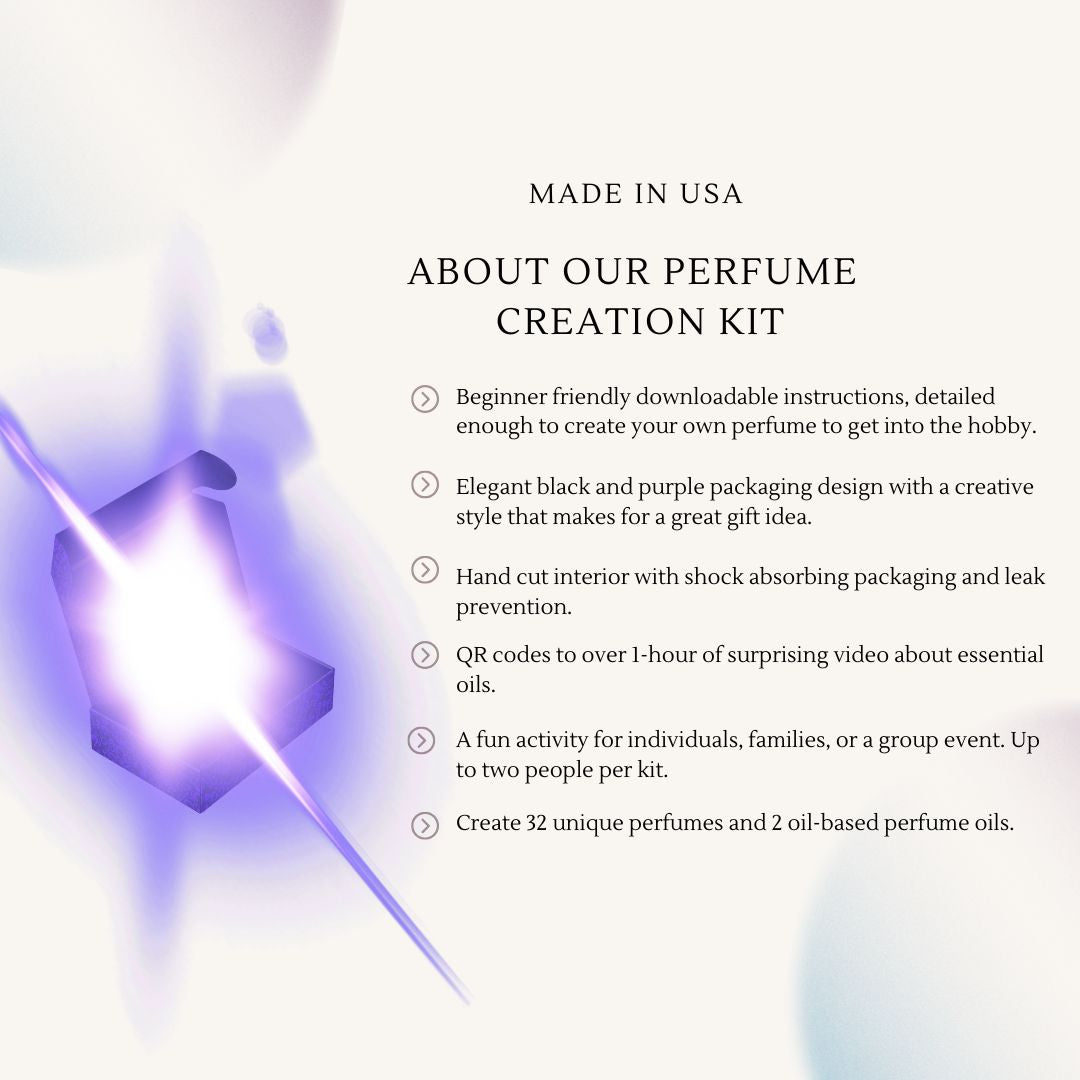 Perfume Creation Kit, Customizable Perfume Making Activity Set, Personalized Gift for Her, DIY Perfume Gift for Women