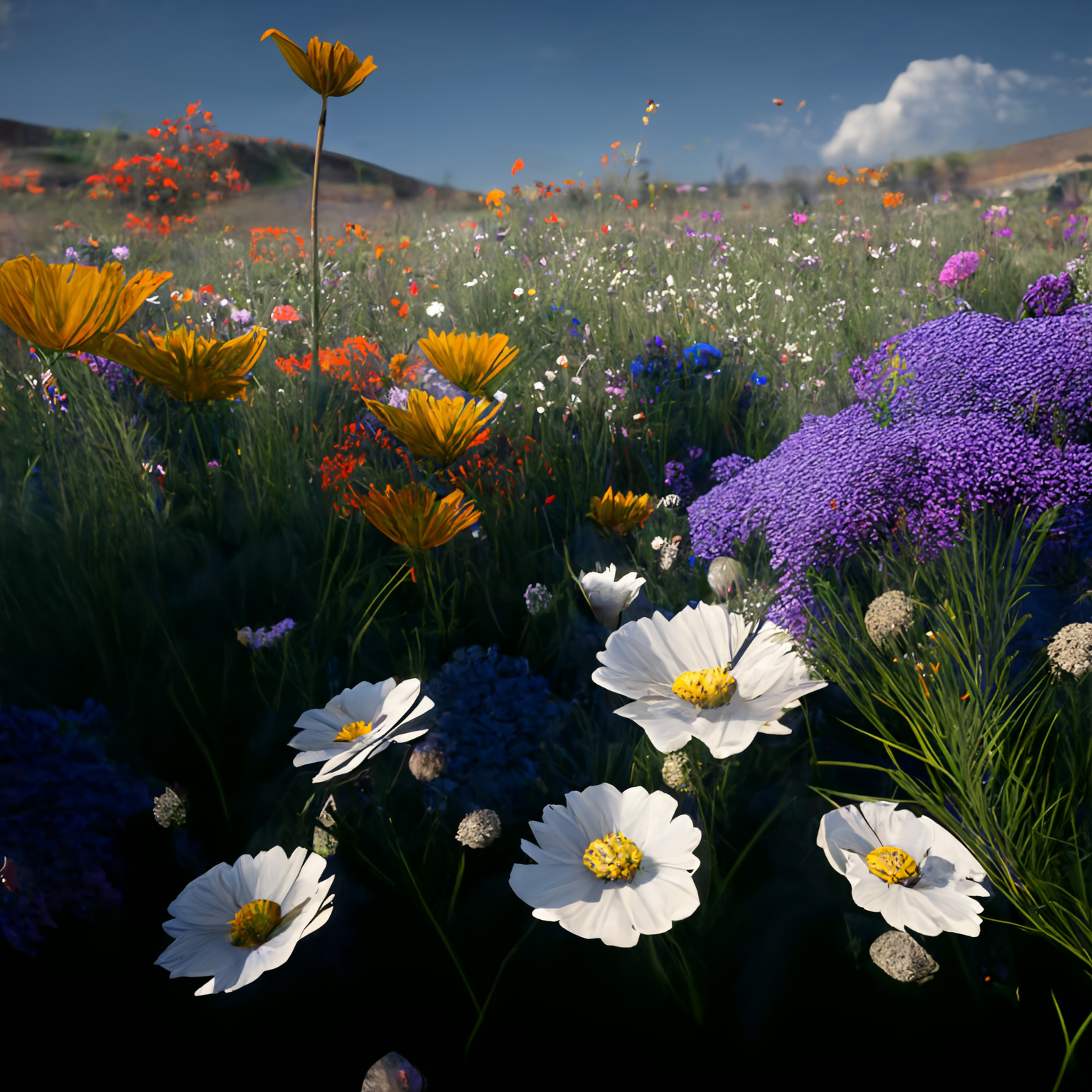 Field of flowers 